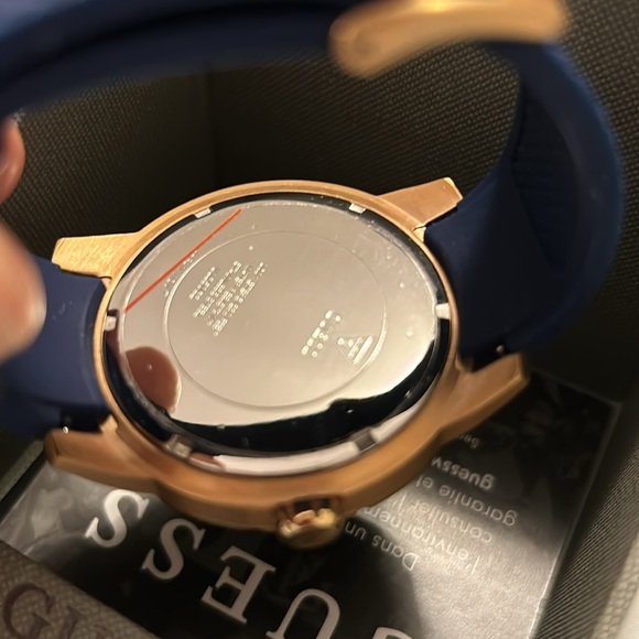 Guess by Marciano Blue and Gold Men's Watch - Picture 2 of 9